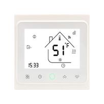 MINCO HEAT AC230V Išmanusis WiFi 16A termostatas Elektrinio grindinio šildymo temperatūros valdiklis Valdymas balsu Google Home Alexa 220-240V white