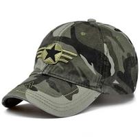 Men and Women Pentagram with Wings Embroidery Baseball Cap Unisex Adjustable Hat Camouflage Outdoor Tactical Hats Fishing Caps kamufliažas