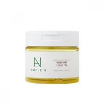 AMPLE:N ACNE SHOT TONER PAD 130 ml / 60 pads, Exfoliating, Acne care, Moisturizing, Korean Cosmetics, Kbeauty, sample white
