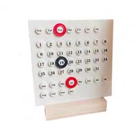 2024 Handmade DIY Desk Calendar Creative Personalized Office Decor Creative Ornamental Calendar Home balta
