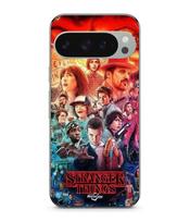 Coque - MANIACASE - Google Pixel 9 Pro - Souple - Noir - Stranger Things Saison 4 juoda