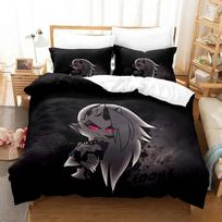Loona boss Bedding Set Single Twin Full Queen King Size Bed Set Adult Kid Bedroom Duvet cover Sets 3D Anime parure de lit Bed 70x133cm 2pcs