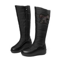 Krazing Pot Microfiber Down Fiber Tarpaulin Autumn Winter Shoes Med Heels Size 44 Super Size Snow Boots Round Toe Keep Warm Thigh High Boots 35 juoda