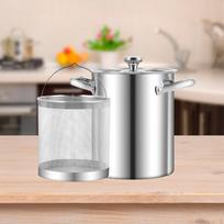 Deep Fryer Pot Stainless Steel Frying Pan with Basket Cookware Kitchenware Asparagus for