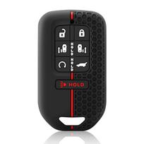 For Honda Odyssey 2018 2019 2020 2021 2022 2023 Remote Car Key Fob Chain Cover Case Protector Shell Holder Silicone 7 Button juoda