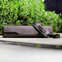 Styginio instrumentų dėklas, stilingas, lengvas organizatorius, sintetinė oda, fleitos apsauga black
