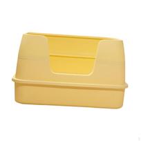 Foldable Cat Litter Box - Convenient and Spacious Toilet for Small to Medium Cats geltona