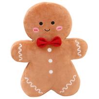 Christmas Decoration Toys Cute Gingerbread Man Stuffed Toy Stuffed Doll Comfort Doll Throw Pillow Home Decoration Decor Gift