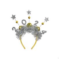 Year Headband Glitter Stars Decor Party Props gray