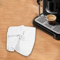 Microfiber Cleaning Cloth Car Wash Washable, Square, Soft Washing Dishes Dish Rag Dishcloth White 30 cm white
