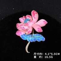 Lotus Brooch, Advanced Sense, Female Personality, Lotus Pod Brooch, Hanfu Cheongsam, Exquisite Accessories pink