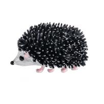 24 Ežio Sagė Personalizuota Animacinė Emalio Gyvūno Sagė Drabužių Aksesuarai black
