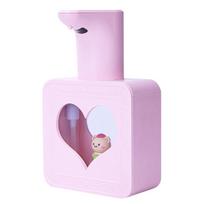 Automatic Foaming Soap Dispenser Touchless Dish Soap Dispenser Wall Mount Auto Soap Dispenser Rechargeable for Bathroom Kitchen rožinė