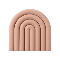 Silicone Pot Mat Insulation Pad Bowl Mat Placemat Plate Mat Silicone Mat Dining Table Home Rainbow Mat One Size rožinė