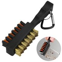 1 vnt. Golfo lazos šepetėlis Rėmelių valiklis Dvispusiai įrankiai Nešiojami Metaliniai Lengvi Nailoniniai Priedai 1PC black