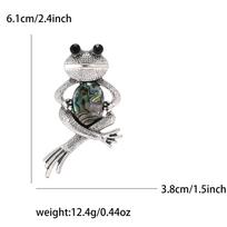 Fashion Exquisite Retro Alloy Shell Frog Brooch Versatile Temperament Women'S Suit Coat Corsage Jewelry Pin