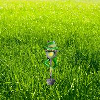 Frog Figurine for Outdoor Garden Tabletop Display