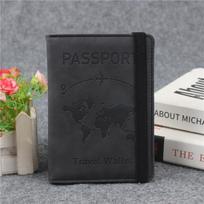 Designer Personalised Card Hoider Travel Document Holders for Travel Business Elastic Band Passport Holder rožinė