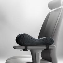 1 Pair Memory Cotton Chair Armrest Pads Computer Chair Armrest Cushion Relief Elbows Forearm Pressure Pad For Home Offiice white