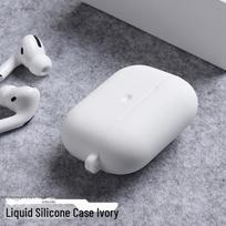 Compatible with Apple AirPods 4, Pro Liquid Silicone 3rd Gen Protective Cover, Solid Color, Full Shell, Anti-Fall. AirPods 1/2 generation