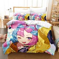 2023 Kawaii Iono patalynės komplektas Viengulis Twin Pilnas Karalienės Karaliaus Dydžio Patalynės Komplektas Suaugusiųjų Vaikų Miegamojo Antklodės Užvalkalų Komplektai Anime Patalynės Rinkinys Lova 70x133cm 2pcs