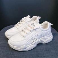 Sports New In Sneakers Woman Footwear High on Platform Walking Cheap Korean Athletic Shoes for Women Designer Luxury Sale Offers 40 white