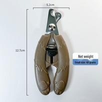 Gyvūnų nagų žirklutės su apvalia skyle katėms ir šunims - Idealios mažoms ir vidutinėms veislėms Pet Nail Clippers gray