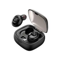 Bluetooth ausinė LED skaitmeninio ekrano funkcija, triukšmo slopinimas, į ausį įdedamos TWS belaidės stereo ausinės juoda