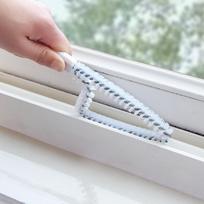 Langų plyšių valymo šepetys, tinklelių valymo įrankis, klaviatūros plyšių valymo mažas šepetėlis, tarpų šepetėlis 1PCS balta