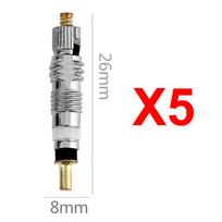 5-500PCS Silver Detachable Presta Valve Core Remove Tool Replacement for Bicycle MTB Road Bikes Brass Tubeless Core Repair Tools