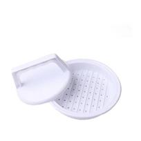 Burger Press Multifunctional Meat Press Plastic Hamburger Press Meat Cake Mold For Stuffed Burgers Veggie Maker Kitchen Tools white