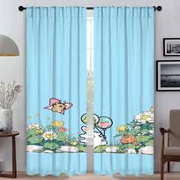 TuTu Anti-mosquito Curtains for Camera Modern Living Room Curtains 2 Pieces Halloween Decoration Shades Partition Window Curtain W50xH70cmx2pcs-CL