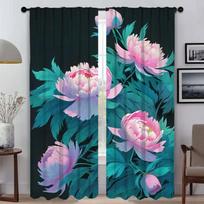 Blackout Curtain for Room 2 Panel Be Wild With Joy Home Interior Curtains for Camera Partition Shades Halloween Decoration Child W50xH70cmx2pcs-CL