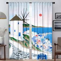 Travel Blackout Curtain for Room 2 Panel Curtains Child Room Partition Shades Halloween Decoration Tulle for Bedroom Living Home W50xH70cmx2pcs-CL
