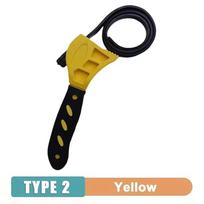 1Pc 6inch Belt Wrench Oil Filter Puller Strap Spanner Wrench Disassembly Tools Wrench Adjustable Chain Opener, Strap T2K4