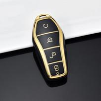 For BYD Atto 3 Han EV Dolphin Song PRO Max Tang DM Yuan Dolphin E2 Qin PLUS Holder Chain TPU Key Case Car Key Cover juoda