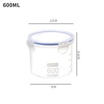 Jars for Bulk Cereals Transparent Plastic Storage Grains Box Food Container Candy Bottle Home Organizer Kitchen Accessories