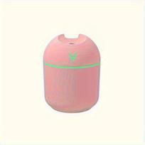 1pc Aroma Diffuser& Humidifier with Cold Mist & Night Light : Can Add Essential Oils As Air Aromatherapy Diffuser, Your Bedroom Fresh & Plants Health rožinė