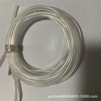 Permatomas rankomis austos žarnos raktų pakabukas su nerūdijančio plieno magnetine sagtimi (3 mm, 4 mm, 5 mm)“ hollow diameter 4mm round tube skaidri