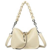 Real leather women's bag  vintage shoulder messenger bag  feminine crossbody bag brown