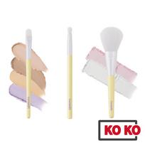 [Twoedit by LUNA] [Daiso] Makiažo šepetėliai 3 tipų / Maskuojamojo šepetėlis, Tušuojamasis šepetėlis, Pudros šepetėlis Concealer brush