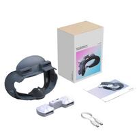 Air Circulation Cooling Eye Guard Cover Decompression l Interfaces Cover Breathable for Q 3 VR Accessory gray
