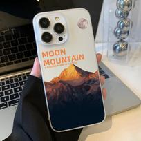 Mobiliųjų telefonų dėklai, skirti iPhone 11 13 15 Pro Max 12 14 Pro Max Case iPhone 16 15 Plus 13 Pro 12 Matinio tekstūros dažytos animacinės gėlės iPhone 11 balta