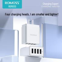 ROMOSS 5V 2.4A Multi-Port USB-A Charger for Huawei & Xiaomi Mobile Phones Four-port