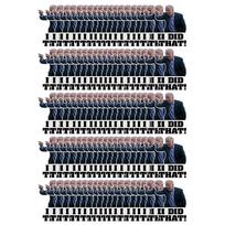 Pack of 100 Figure Stickers Decals Humor I DID That Waterproof DIY Parody Pointed To Left for Laptop Car Bike Toy Guitar