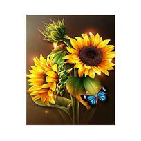 5D Diamond Painting Full Drills Flower Plants Canvas Resin Rhinestone Embroidery Stitch Home Decor yu032 no.01 black