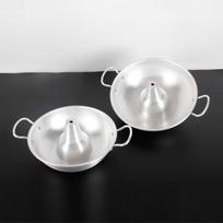 Shabu Pot Cooking Multipurpose Traditional Cookware Stockpot for Camping Kitchen Barbecue 26cm white