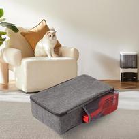 Foldable Portable Outdoor Cat Litter Box Made with Durable Oxford Cloth Lightweight Travel Kitten Puppy Toilet Poland beige