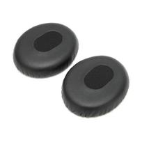 Ausinių Pagalvėlės Pakeitimas Kempinės Ausų Pagalvėlės Dangtelis Pagalvėlės Tinka QC 3 Ausinėms black