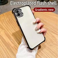 For Samsung A06 Case Galaxy A05 Cover Galaxy F05 Phone Case Galaxy M05 Cases Bumper Shockproof Protect Cover Clear electroplate For Galaxy A06 white